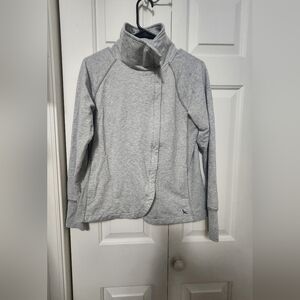 Eddie Bauer Outdoor Gray Full-Zip Jacket Size Small